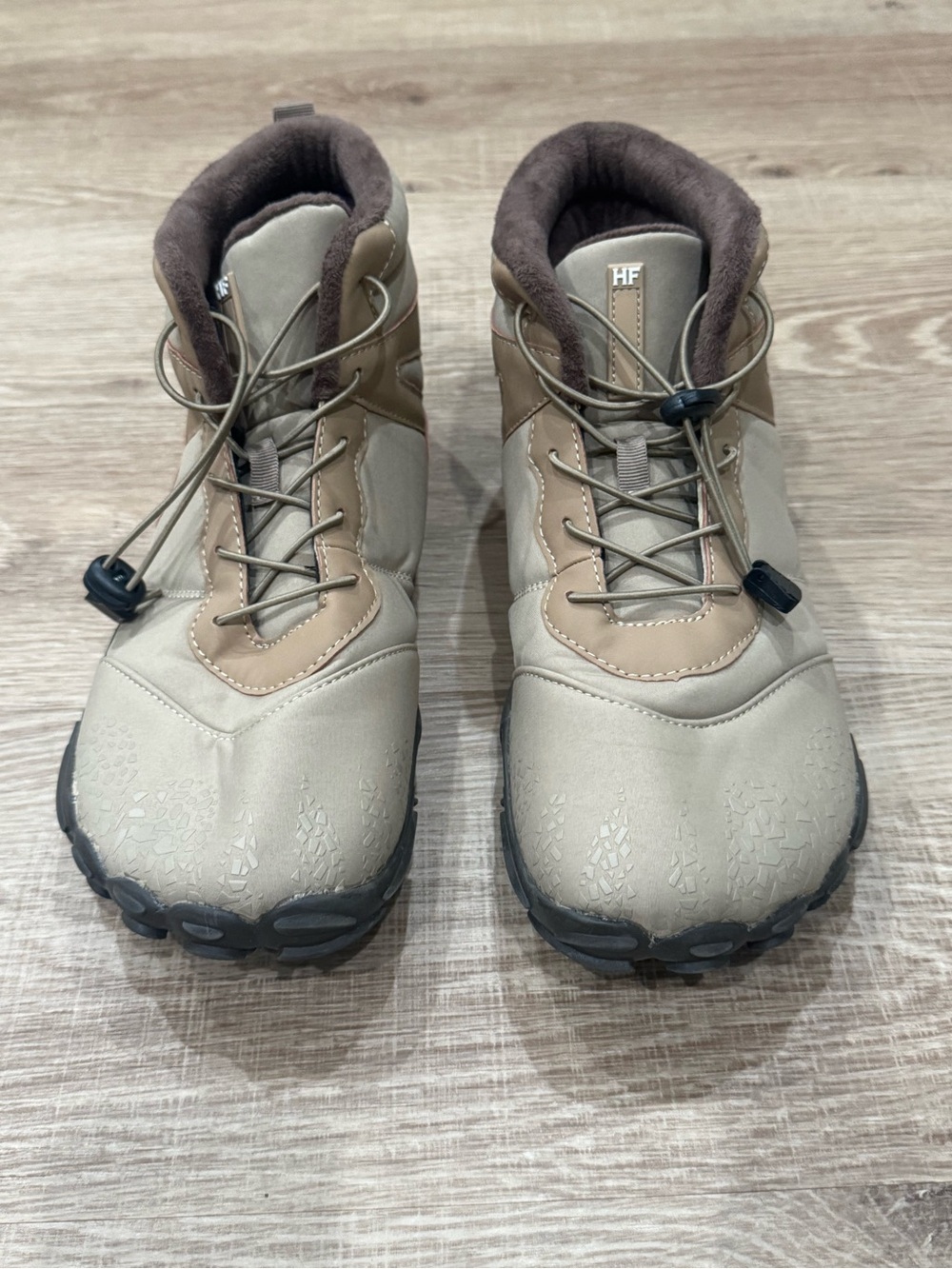 NWOT HF Hike Footwear Winter Boots EU 46 US Men’s 12/13 Taupe Faux Fur
